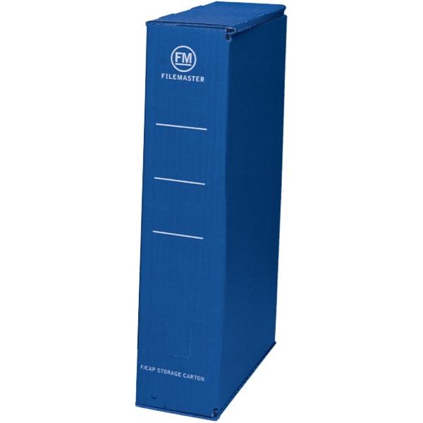 FM Coloured Storage Box File Foolscap Blue OfficeMax NZ
