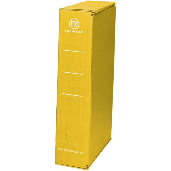 FM Coloured Storage Box File Foolscap Yellow OfficeMax NZ
