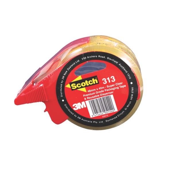 Scotch® 313 Packaging Tape Dispenser & Tape 48mm OfficeMax NZ
