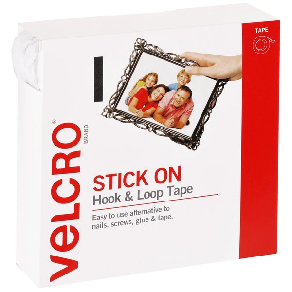 VELCRO® Brand Hook & Loop Strip Fastener 20mm x 5m OfficeMax NZ