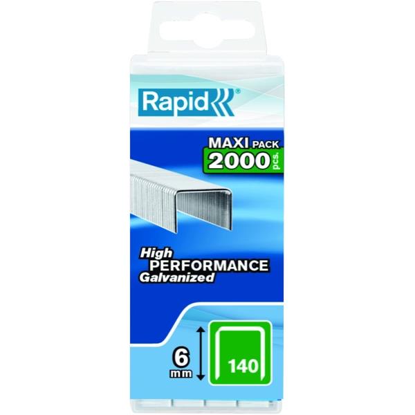 Rapid Staples 140/6 6mm, Box of 2000 OfficeMax NZ