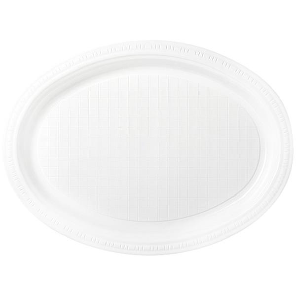 Plastic Plates Oval 275mm, Pack of 50 OfficeMax NZ