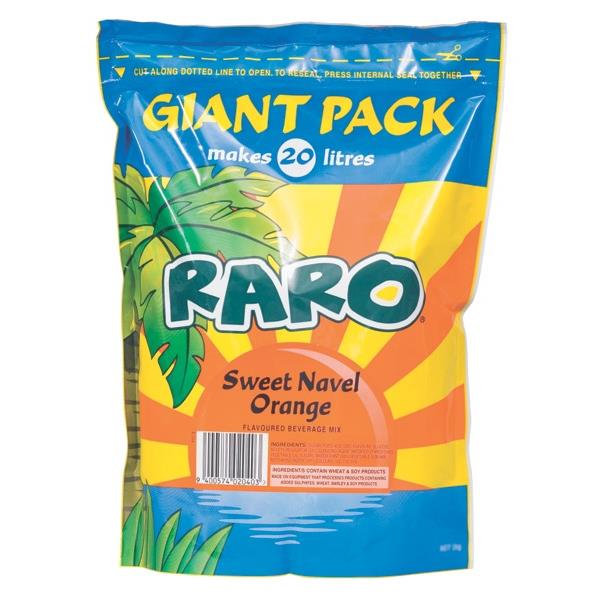 Raro Powdered Drink Navel Orange 1.6kg OfficeMax NZ