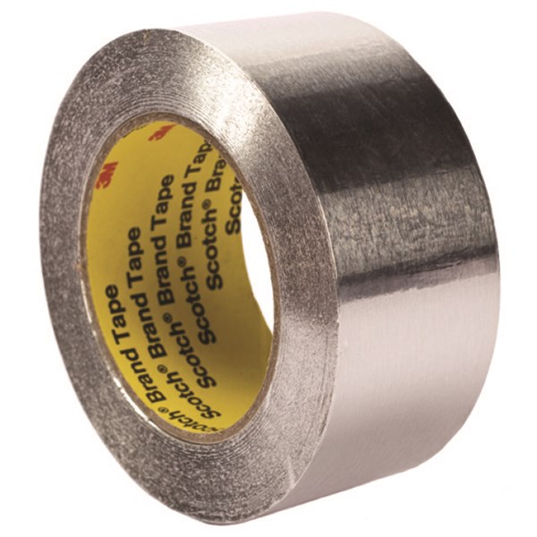 3M™ 425 Aluminum Foil Tape 50mm x 55m Silver OfficeMax NZ