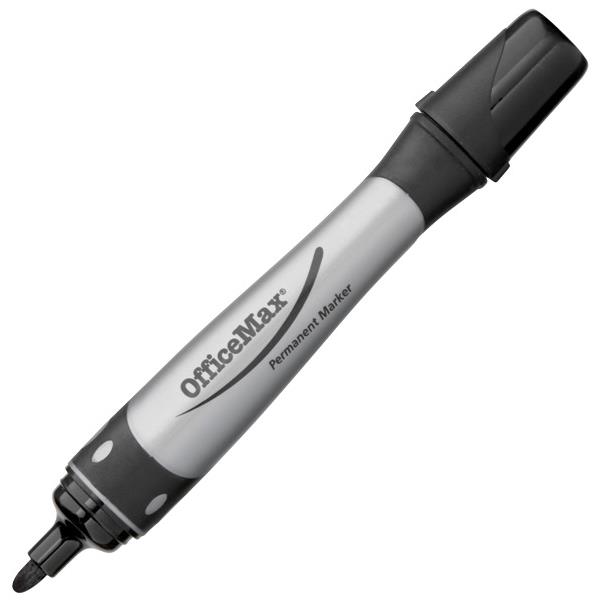 OfficeMax Black Permanent Marker Bullet Tip OfficeMax NZ
