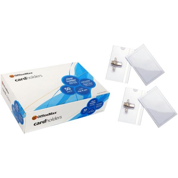 OfficeMax Name Badges With Pin & Clip, Box of 50 OfficeMax NZ