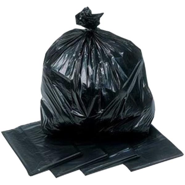 Rubbish Bags 80 Litre 750x1000mm 40 Micron Black, Pack of 50 OfficeMax NZ
