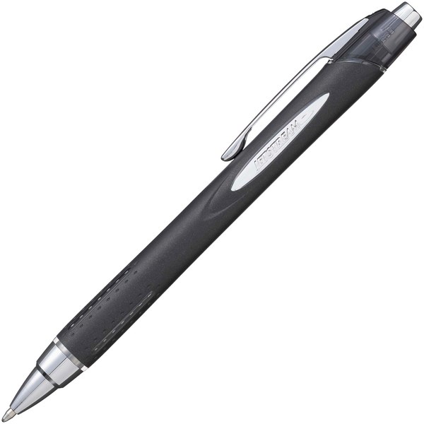 Uniball Jetstream Black Retractable Rollerball Pen Medium Tip