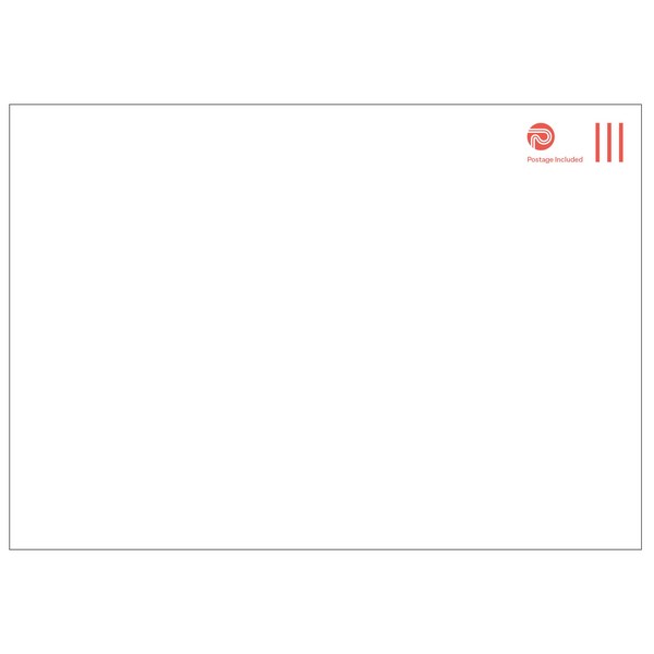 NZ Post C4 Postage Paid Envelopes Seal Easi White 133711, Pack of 25