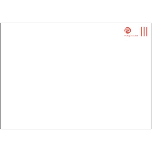 NZ Post C4 Postage Paid Envelopes Seal Easi White 133710, Pack of 50