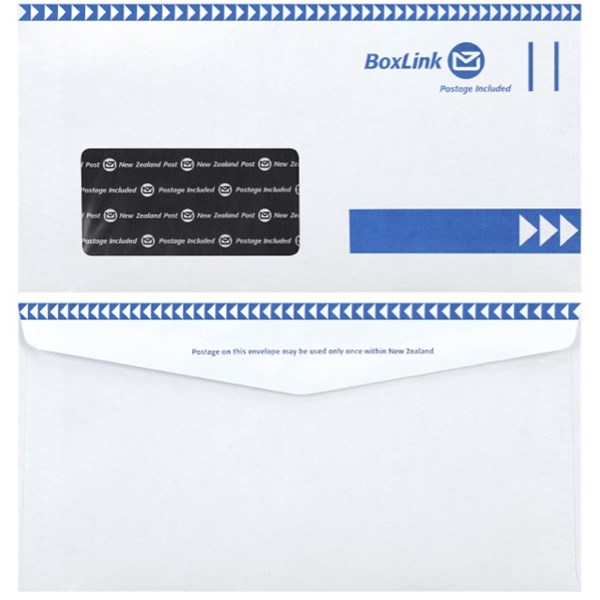 BoxLink DLE Window Envelopes DLE Seal Easi White BP21S, Box of 500