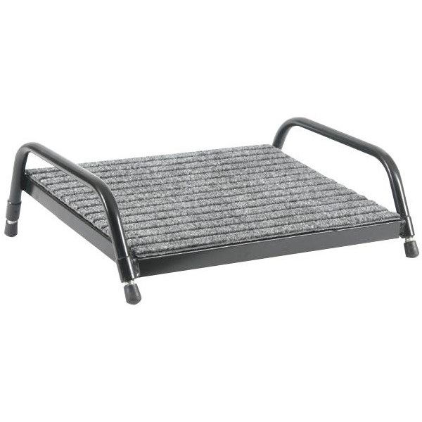 Fluteline Large Adjustable Footrest Black Frame OfficeMax NZ