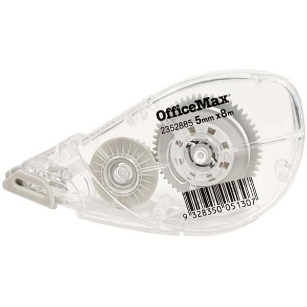 OfficeMax Correction Tape Front Operating, 5mm x 8m OfficeMax NZ