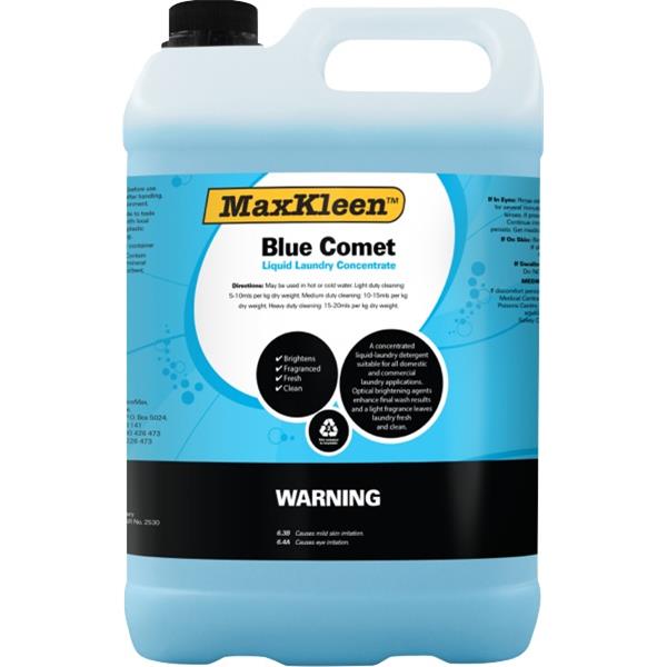 MaxKleen Blue Comet Laundry Detergent 5 Litre OfficeMax NZ