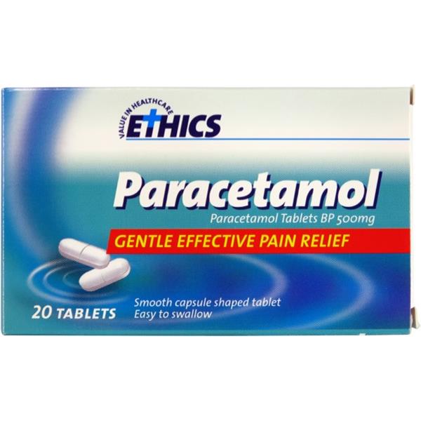 Paracetamol Capsules 500mg, Pack of 20 OfficeMax NZ