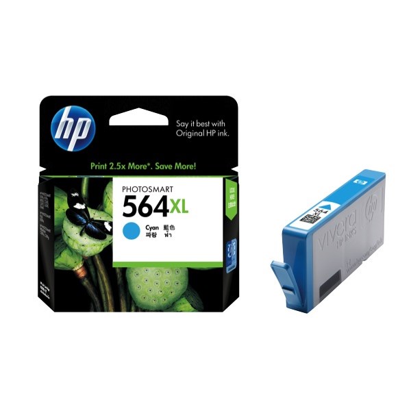 HP 564XL Cyan Ink Cartridge High Yield CB323WA OfficeMax NZ