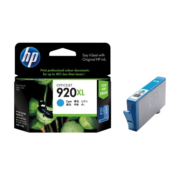 HP 920XL Cyan Ink Cartridge High Yield CD972AA OfficeMax NZ