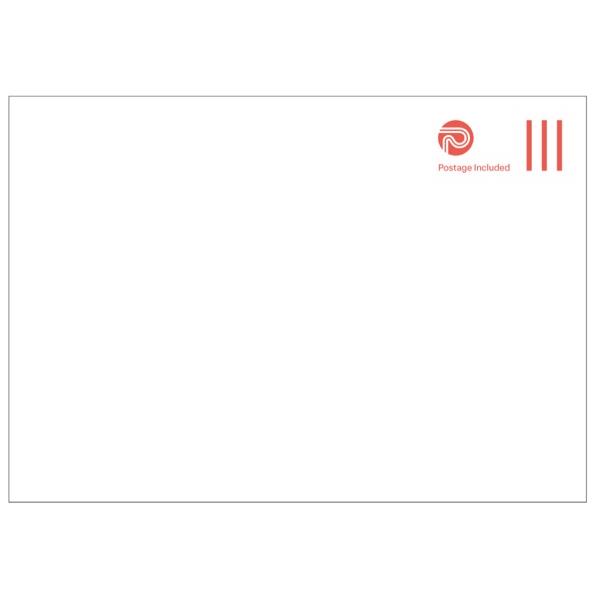 NZ Post C5 Postage Paid Envelopes Seal Easi White BSP50, Box of 250