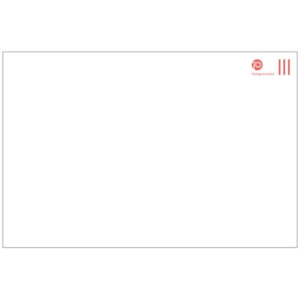 NZ Post E35 Postage Paid Envelopes Seal Easi White BSP35, Box of 250