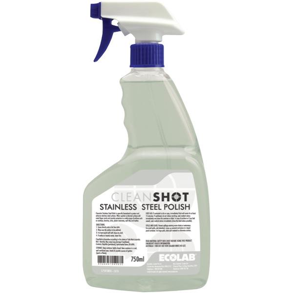 Ecolab Cleanshot Stainless Steel Polish 750ml OfficeMax NZ