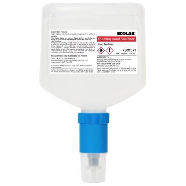 Ecolab Foaming Hand Sanitiser 1200ml OfficeMax NZ
