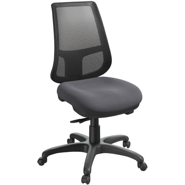 Strategy Synchro Chair Mesh Back Quantum Fabric/Storm/Black OfficeMax NZ