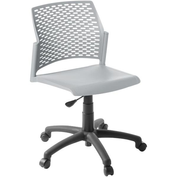 Punch Swivel Task Chair Smoke Grey OfficeMax NZ
