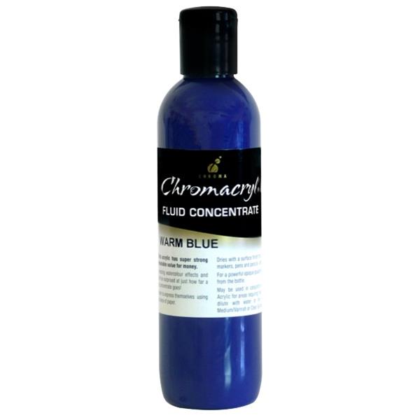 Chromacryl Liquid Acrylic Paint 250ml Warm Blue | OfficeMax NZ