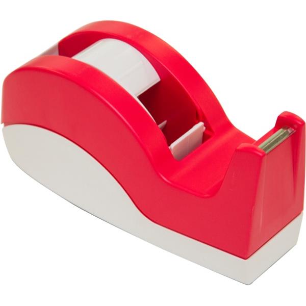 Dixon Tape Dispenser 66m Pink & White OfficeMax NZ