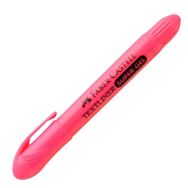 FaberCastell Textliner Super Gel Highlighter Pink OfficeMax NZ