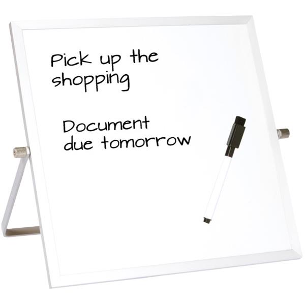 Boyd Visuals Desktop Whiteboard, 250x250mm OfficeMax NZ