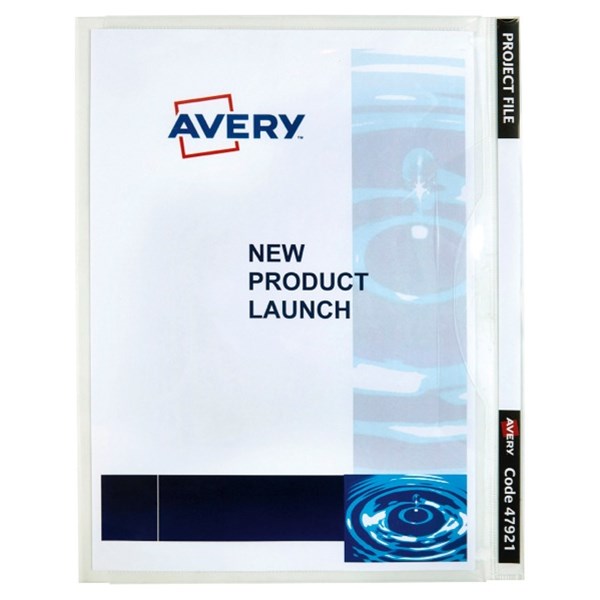Avery Project File Presentation Folder A4 Clear OfficeMax NZ