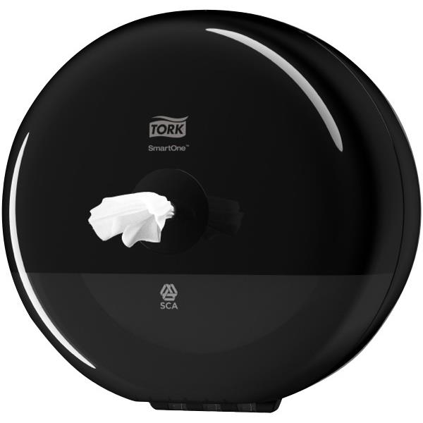 Tork Smartone Mini T9 Toilet Tissue Dispenser Black OfficeMax NZ