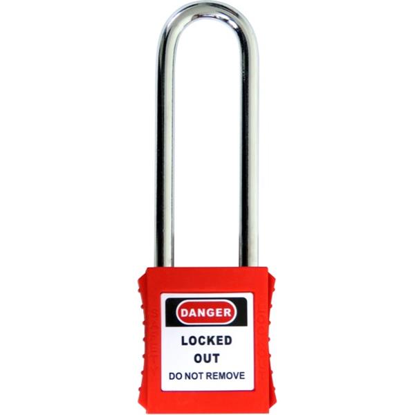 Security Steel Padlock Red OfficeMax NZ