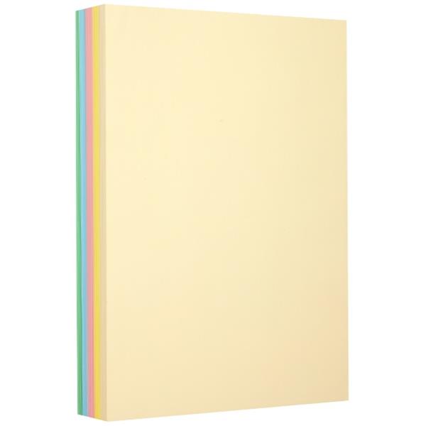 OfficeMax A3 80gsm Pastel Assorted Colours Premium Copy Paper, Pack of