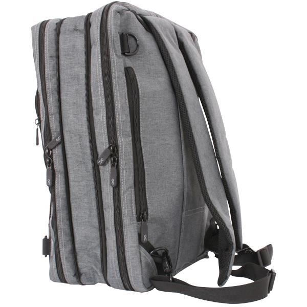 Casepax City Series Back Pack Laptop Bag 16 Inch Urban Grey OfficeMax NZ