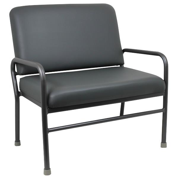 Sitrite Bariatric Chair Pacifica Vinyl/Grey/Black OfficeMax NZ