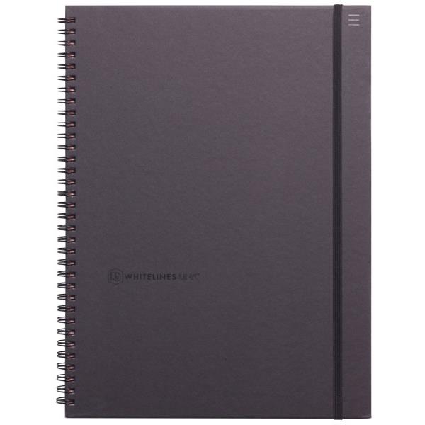 Whitelines A4 Hardcover Spiral Notebook 8mm Ruled 160 Pages OfficeMax NZ