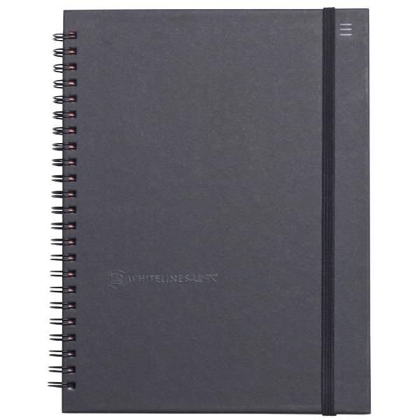 Whitelines A5 Hardcover Spiral Notebook 7mm Lined 160 Pages OfficeMax NZ