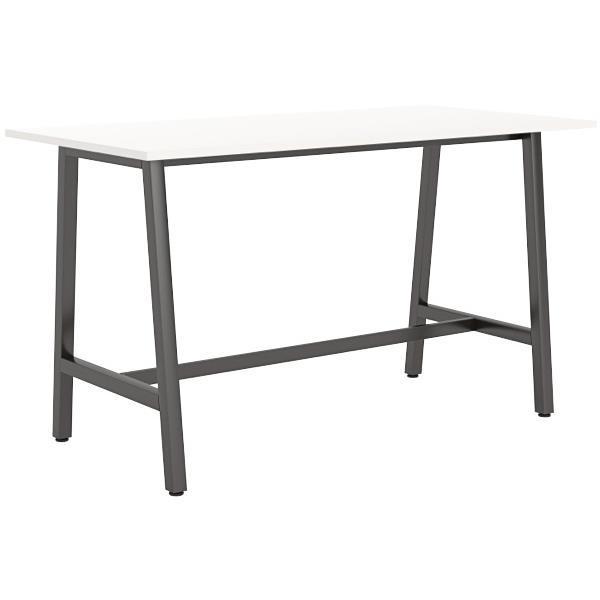 Cubit Bar Leaner Table 1800mm White/Black OfficeMax NZ