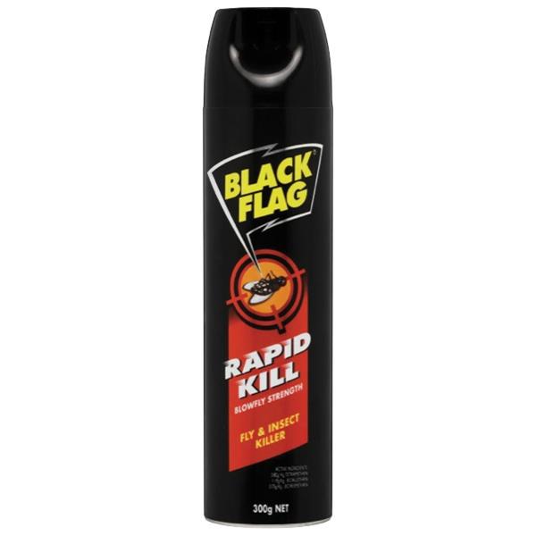 Black Flag Rapid Kill Fly Spray 300g OfficeMax NZ