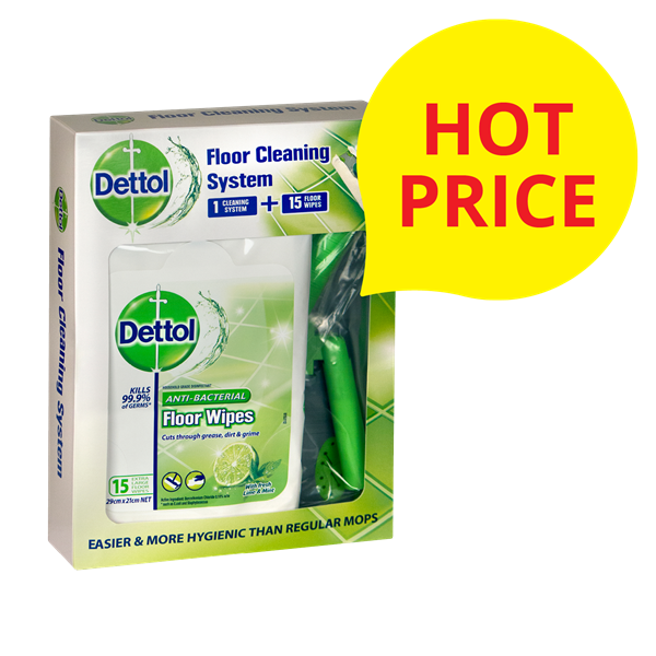 Dettol Floor Cleaning System Complete Kit OfficeMax NZ