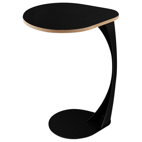 Enterprise Side Table Black/Black OfficeMax NZ