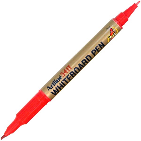 Artline Red 541T Dual Nib Whiteboard Marker OfficeMax NZ