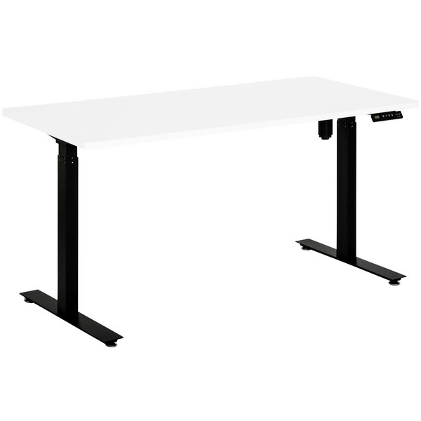 Amplify Electric Height Adjustable Desk Single Motor 1500x750mm White
