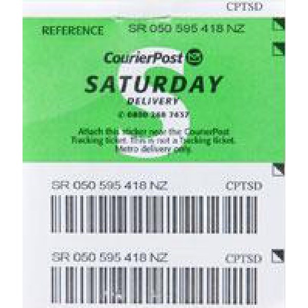 NZ Post Saturday Delivery Upgrade Ticket For Postage Included Bags