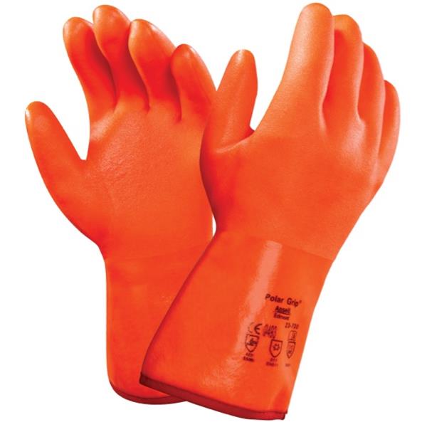 Ansell Polar Grip Insulated PVC Gloves Size 9 Orange, Pair OfficeMax NZ
