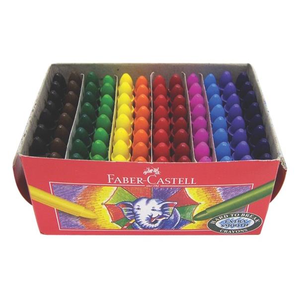 FaberCastell Chubby Crayons Assorted Colours, Pack of 96 OfficeMax NZ
