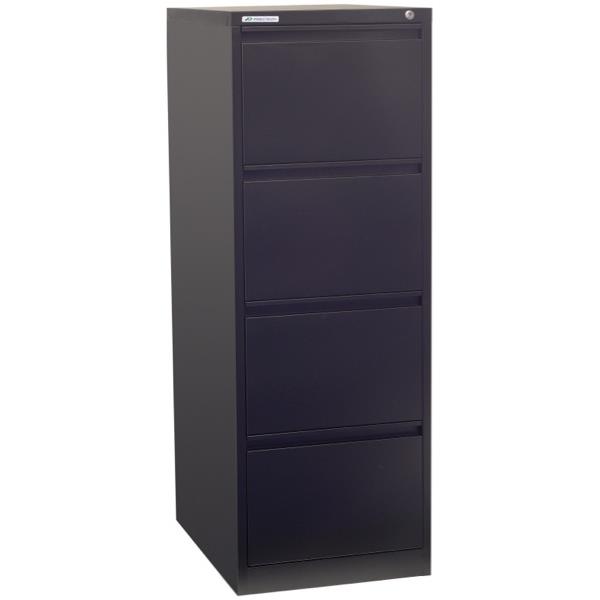 Precision Filing 4 Drawer Vertical Black Texture OfficeMax NZ