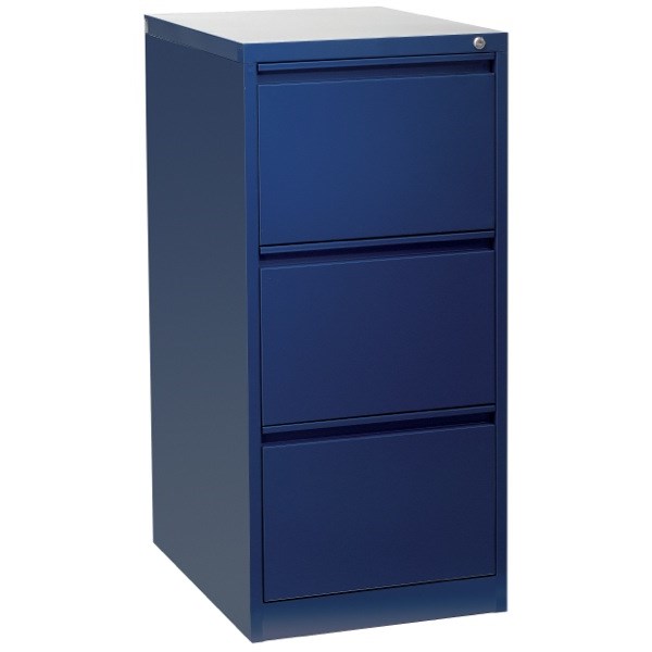 Firstline Filing 3 Drawer Vertical Midnight Blue OfficeMax NZ
